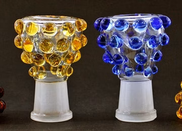 4ct 2.5" 14mm Crystal Female Bowl