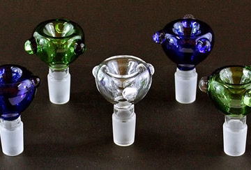 10ct 3" 19mm Glass On Glass Marble Bowl Assortment