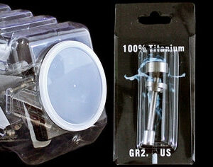 25ct 19mm Titanium Nail With Display Jar