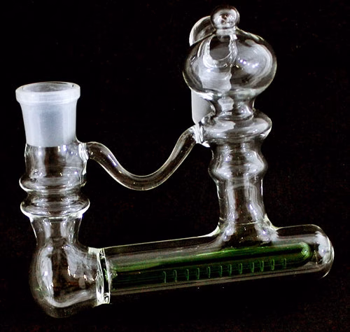2ct 5" 19-19 Green Martian Inline Ashcatcher