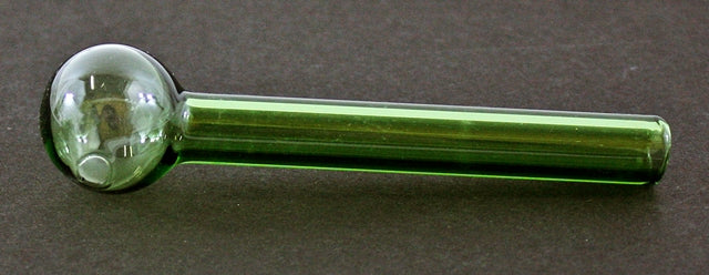 40ct 4" 12mm Green Glass Oil Burner