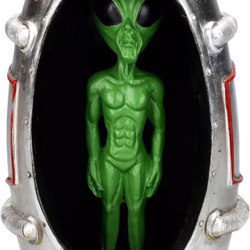 Backflow Incense Burner with LED Glow - Alien