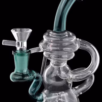 6" Dual Tube Chamber Inline Recycler Water Pipe