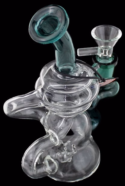 6" Dual Tube Chamber Inline Recycler Water Pipe