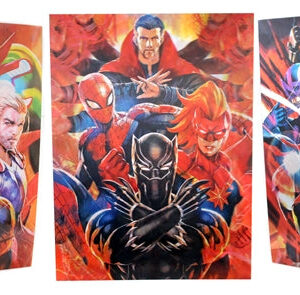 3ct Lenticular 3D Image Holographic Poster - Avengers