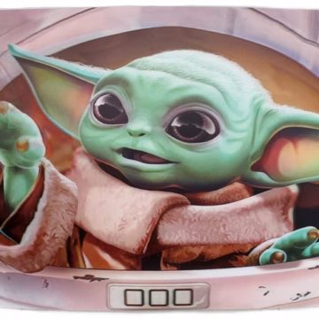 3ct Lenticular 3D Image Holographic Poster - Baby Yoda Grogu