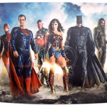 3ct Lenticular 3D Image Holographic Poster - Justice League