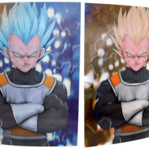 3ct Lenticular 3D Image Holographic Poster - Dragon Ball Z - Vegeta