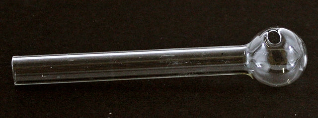 100ct 4" Thin Clear Glass Oil Burner