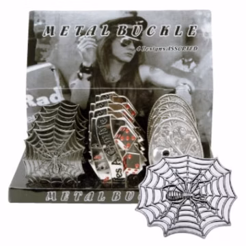 12ct Skull, Spider, Gambling Buckle Mix