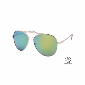 12ct Unisex Aviator Spring Hinge Sunglasses 60799LRV