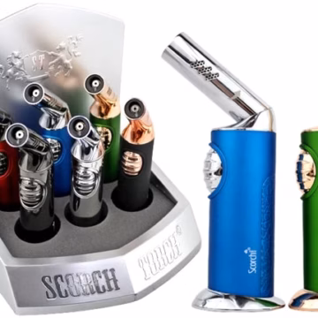 Scorch Torch Twist Top Easy Button Torch Lighters 6pk