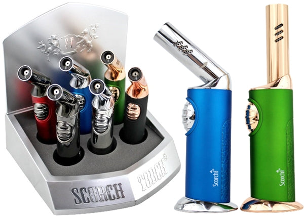 Scorch Torch Twist Top Easy Button Torch Lighters 6pk
