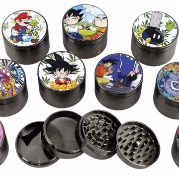 5ct UV Print Premium Zinc Grinder - 40mm