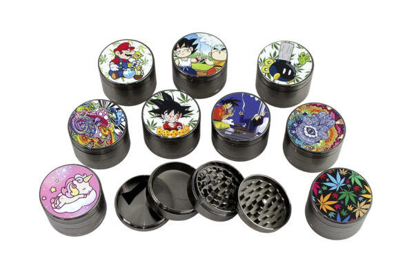 5ct UV Print Premium Zinc Grinder - 63mm - Image 5