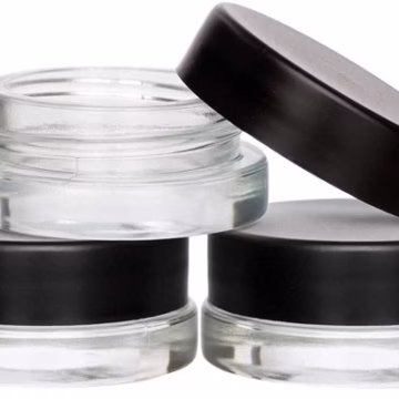 Glass Concentrate Jars - Clear - 7ml 90ct