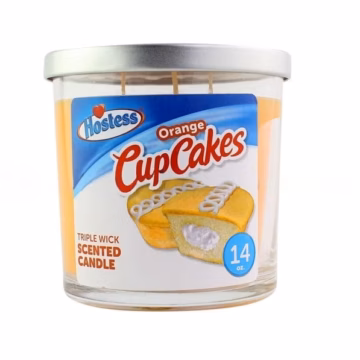 Scented Candle 14oz - Hostess Orange Cup Cakes