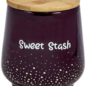 Deluxe Canister Stash Jar - Gold Dots - Sweet Stash