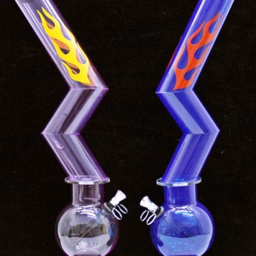 19" Acrylic Z Flame Water Pipe
