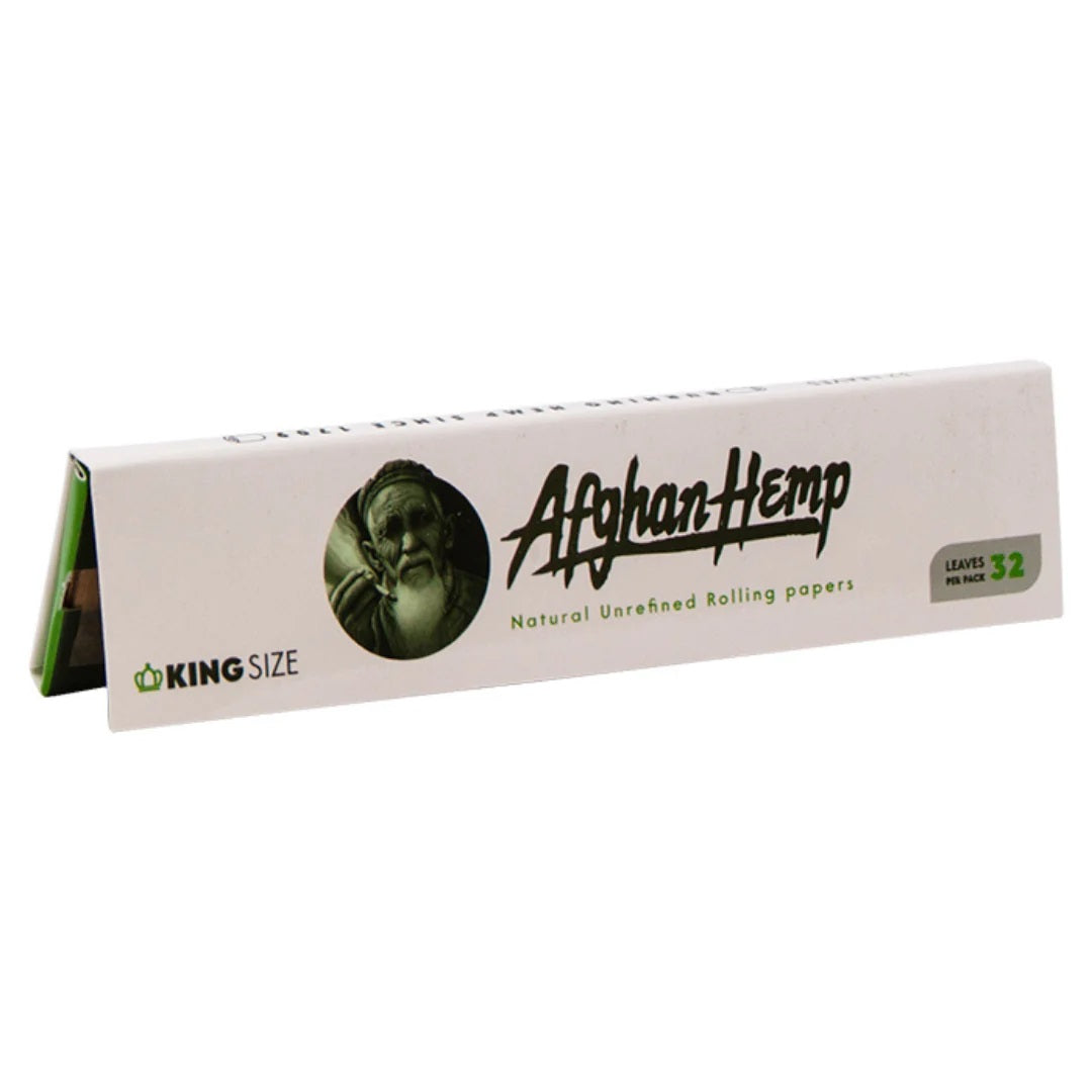 Afghan Hemp Natural Unrefined Rolling Papers - King Size