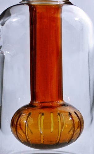 5" 19-19 Amber Showerhead Diffuser Ashcatcher