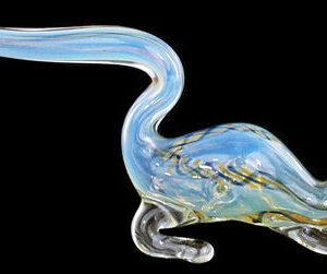 7" Animal Glass Pipe - Cat