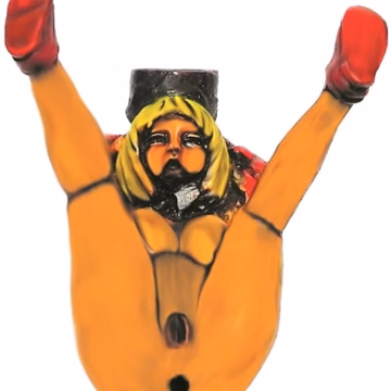 Pichincha Hand Crafted Medium Erotic Hand Pipe - Anime Legs Up