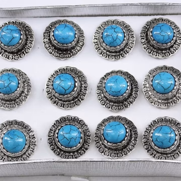 12ct Aqua Stone Ring