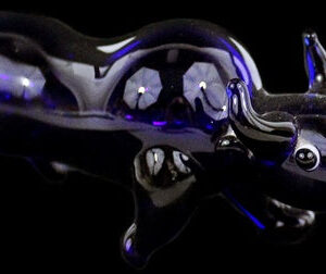 4" Art Figurine Hand Pipe - Bull