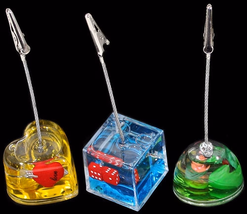 100ct Memo Clip Water Design Assortment