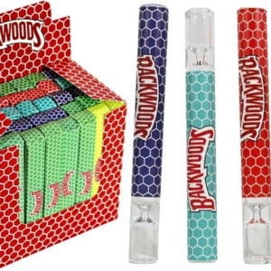 Backwoods 1 Hitter Glass Chillum Assortment 40pk