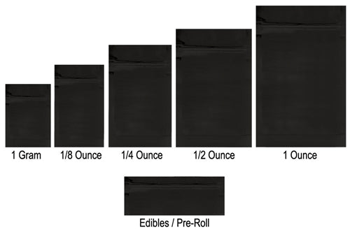 Vista Mylar Smell Proof Bags - Pre-Roll (100 Units)