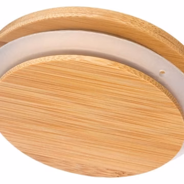 100ct Bamboo Lids for 10oz and 18oz Glass Jars - 100mm