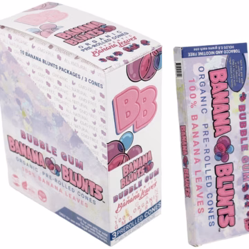 Banana Blunts Organic Pre-Rolled Cones - Bubble Gum
