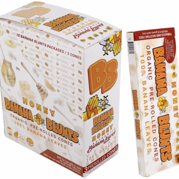 Banana Blunts Organic Pre-Rolled Cones - Honey