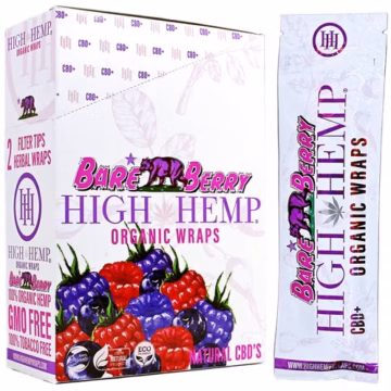 High Hemp Organic Wraps - Bare Berry