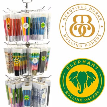 50ct Beautiful Burns 8pk Designer Cones Assortment With Free Display