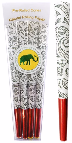 Beautiful Burns 8pk Pre-Rolled 98mm Designer Cones - Tribal Tattoo