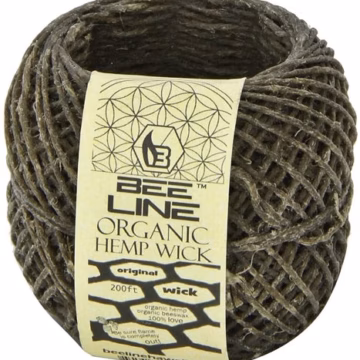 Bee Line Hemp Wick 200ft Spool