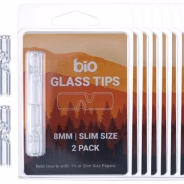 20ct Bio Glass Tips - 8mm 2pk Slim Size