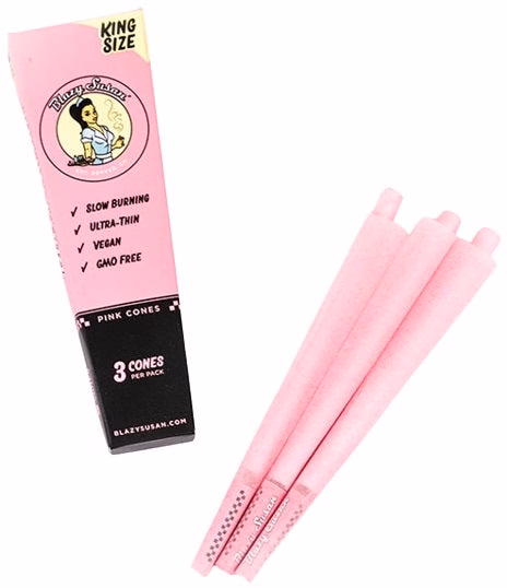 Blazy Susan King Size Pink Cones - 21pk