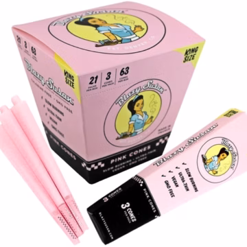 Blazy Susan King Size Pink Cones - 21pk