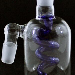 5" 19-19 Blue Coil Stem Diffuser Ashcatcher