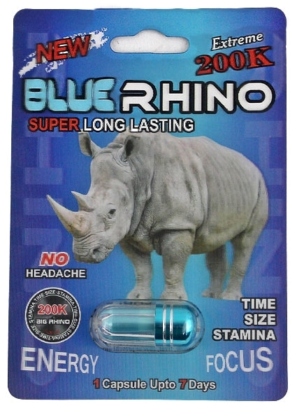 Blue Rhino 200K Male Enhancement Capsules