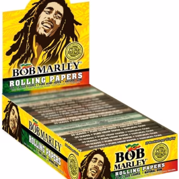 Bob Marley Pure Hemp Rolling Papers - 1 1-4