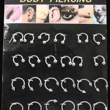 24ct Body Piercing Ball n Spikes