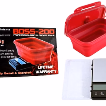 Superior Balance 200G x 0.01G Digital Boss Scale With Collapsible Bowl