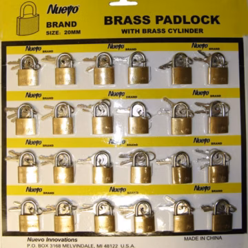 Brass Padlock Nuevo 20MM