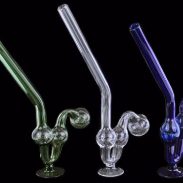 4ct 8" Bubble Oil Burner With Stand Assortment