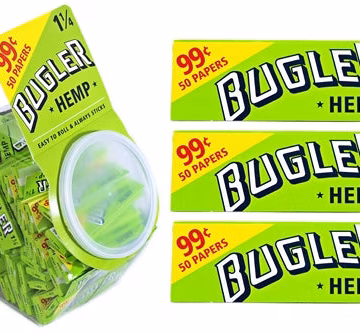 Bugler Rolling Paper .99 Pre-Price Fish Bowl - Hemp